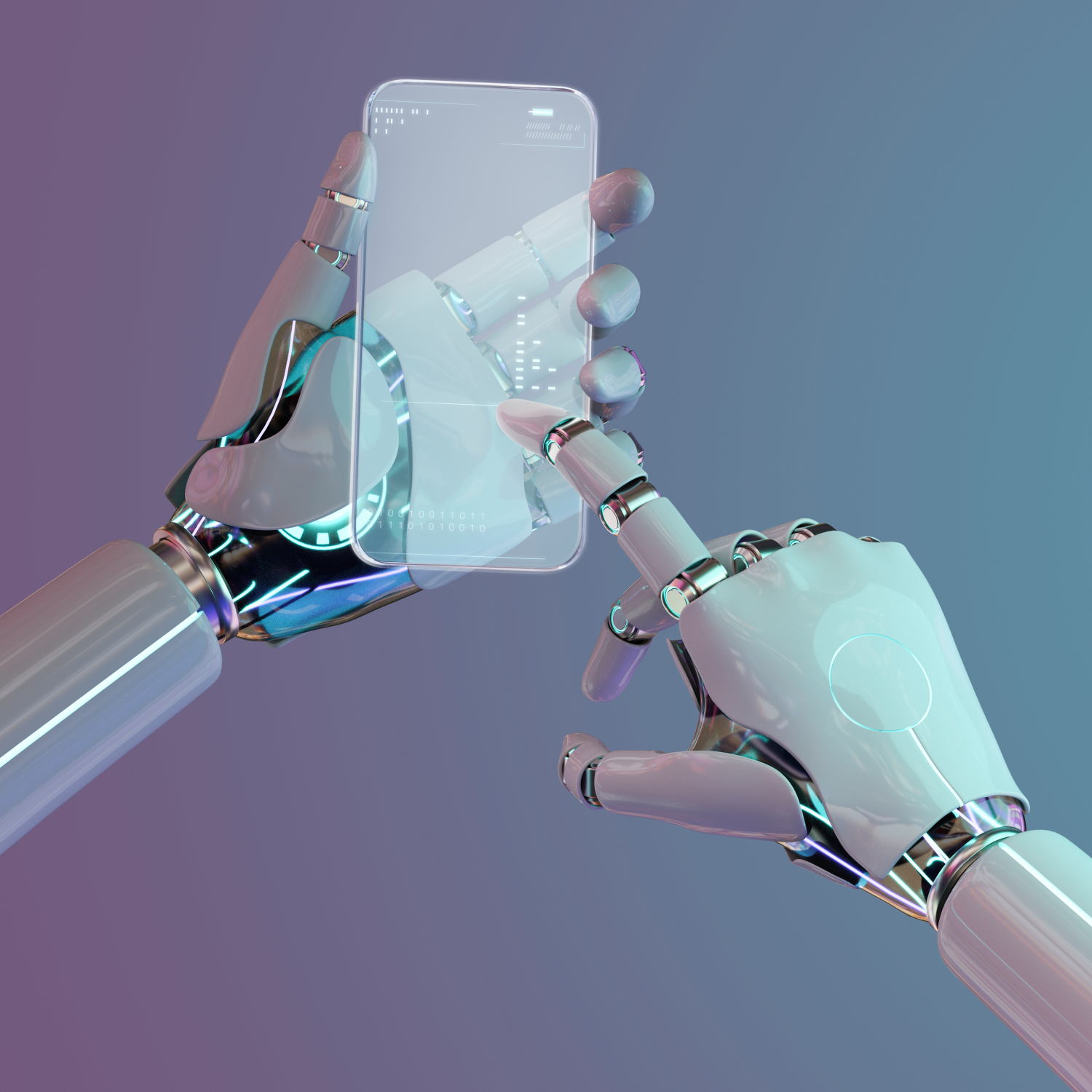 Asistencia inteligente y soporte remoto SATECH - Bot interactuando con dispositivo móvil