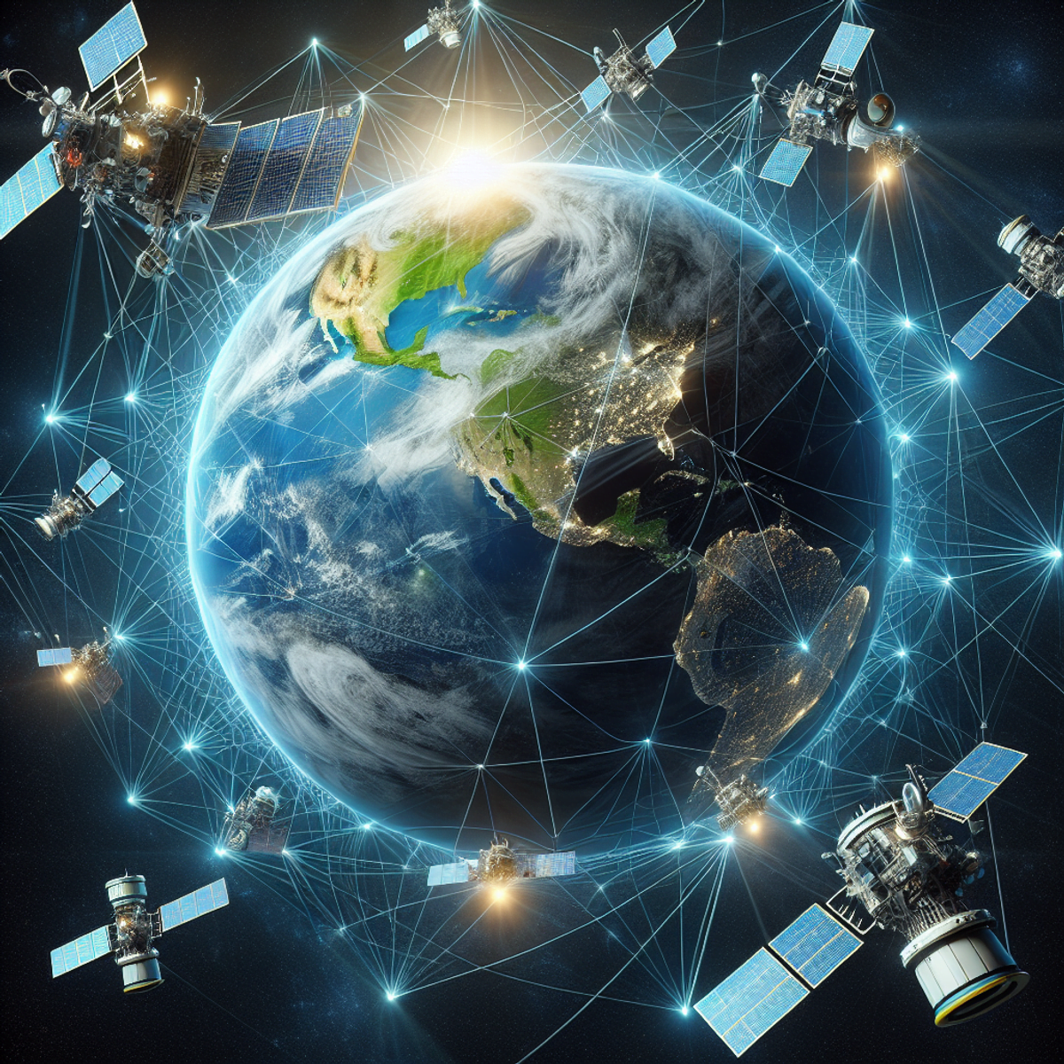 Cobertura satelital global - SATECH conectado a nivel mundial