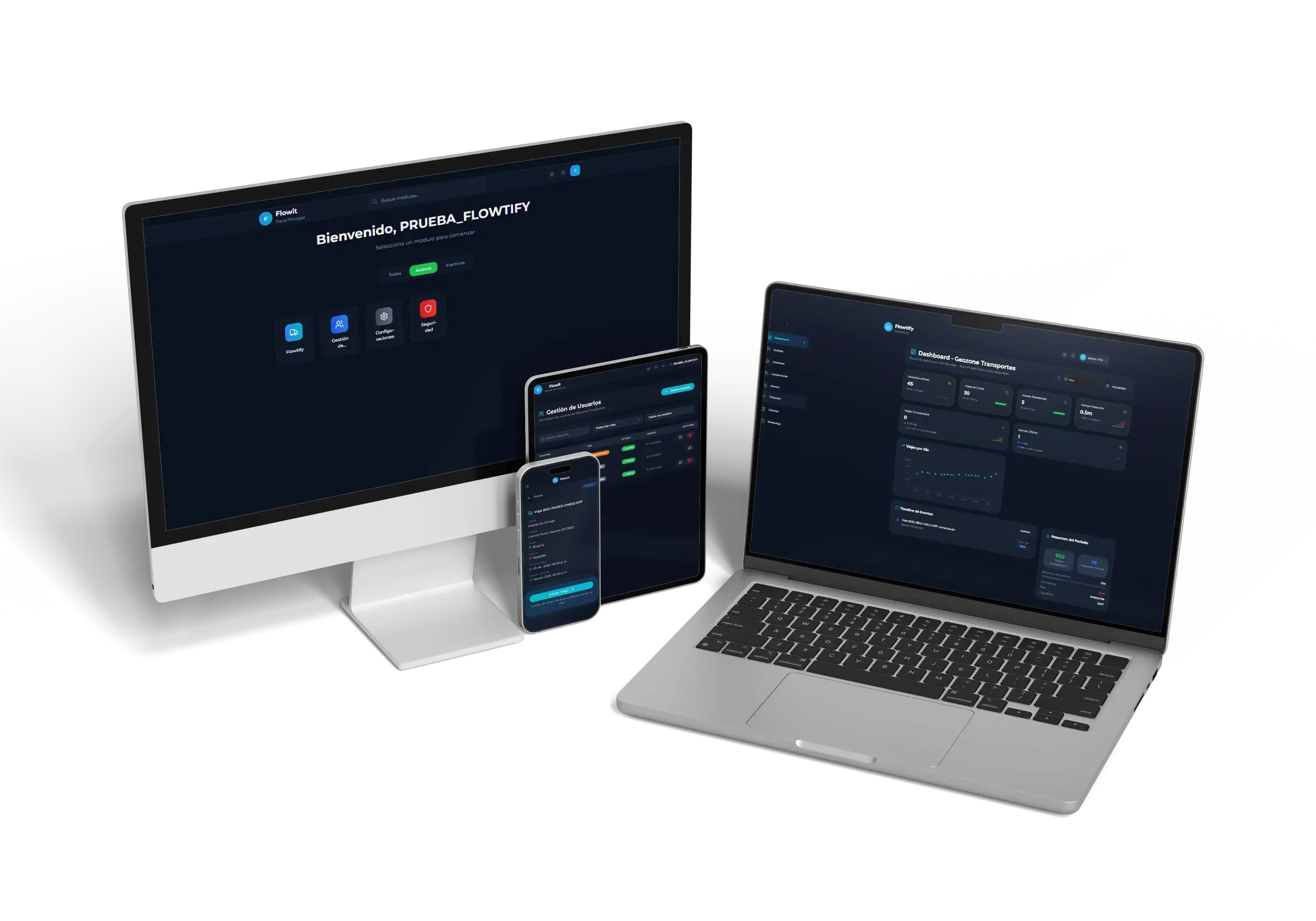 Plataforma Flowit - Gestión integral de flotas y operaciones logísticas