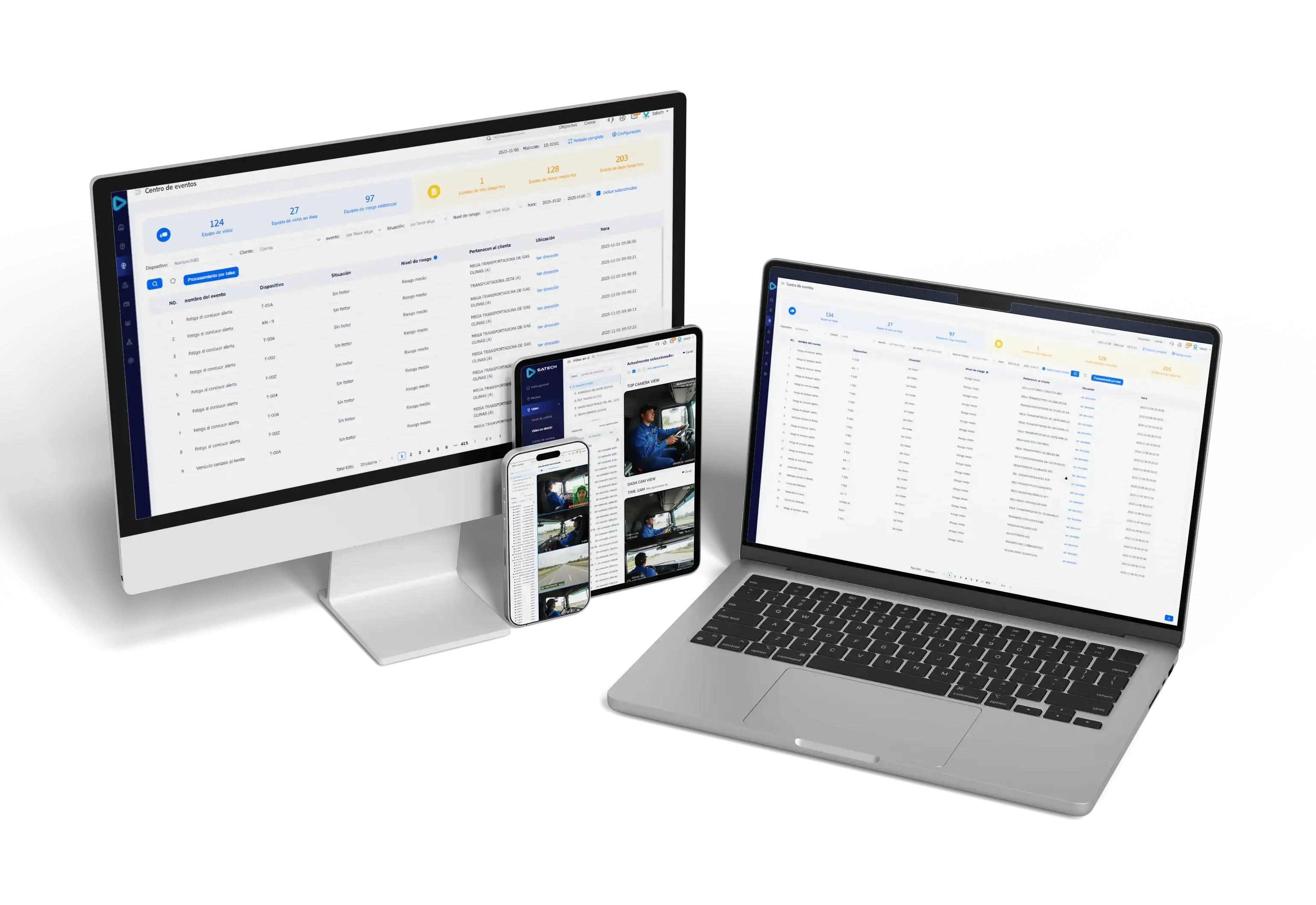 Plataforma Video / FOCUS IA - Dashboard de video telemática con inteligencia artificial